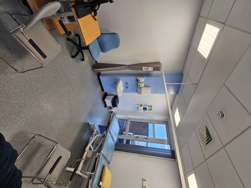 Patient physiotherapy room