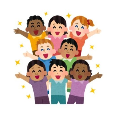 Children Cheering