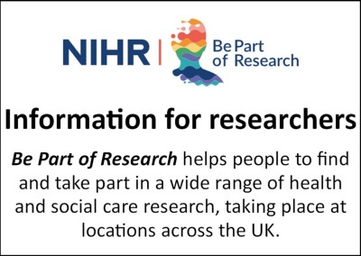 NIHR Be part of research