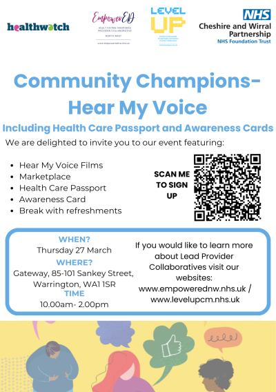 Community Champions Event Flyer